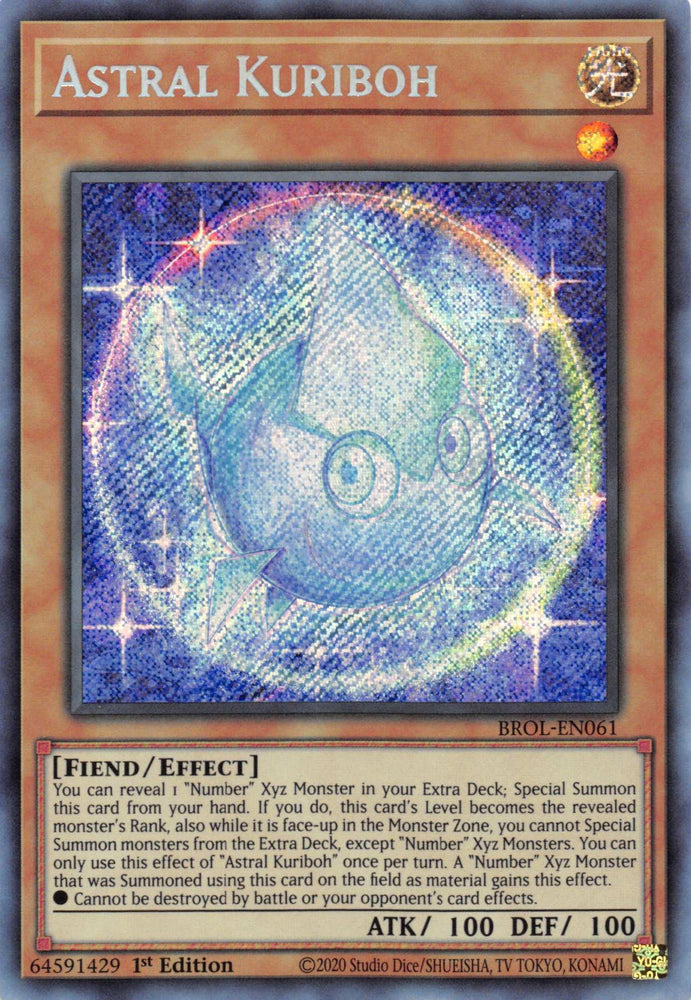 Astral Kuriboh [BROL-EN061] Secret Rare (ONLINE ORDER ONLY)