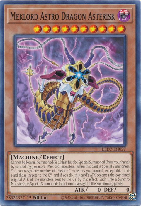 Meklord Astro Dragon Asterisk [LED7-EN027] Common (ONLINE ORDER ONLY)