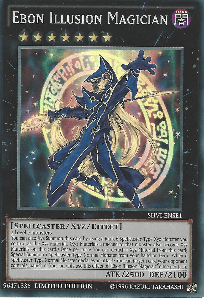 Ebon Illusion Magician [SHVI-ENSE1] Super Rare (ONLINE ORDER ONLY)