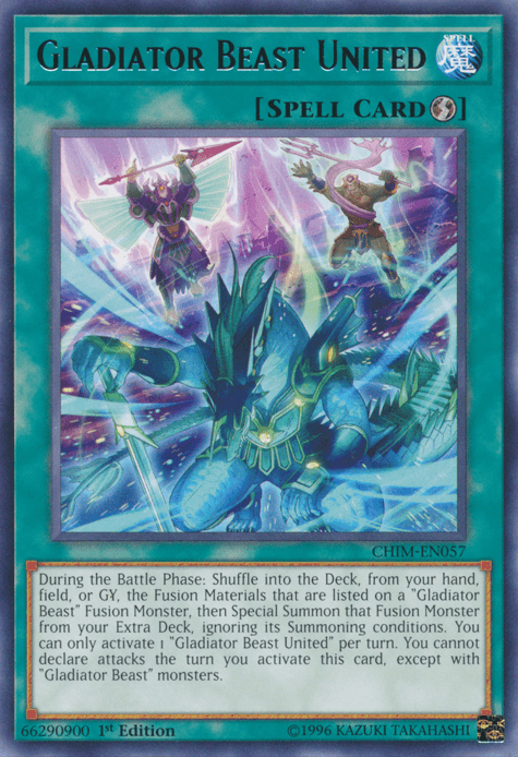 Gladiator Beast United [CHIM-EN057] Rare (ONLINE ORDER ONLY)