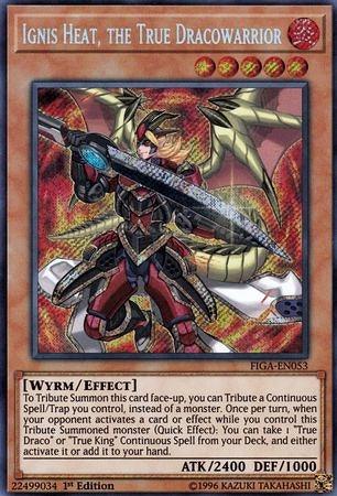 Ignis Heat, the True Dracowarrior [FIGA-EN053] Secret Rare (ONLINE ORDER ONLY)
