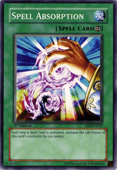 Spell Absorption [SD6-EN027] Common (ONLINE ORDER ONLY)