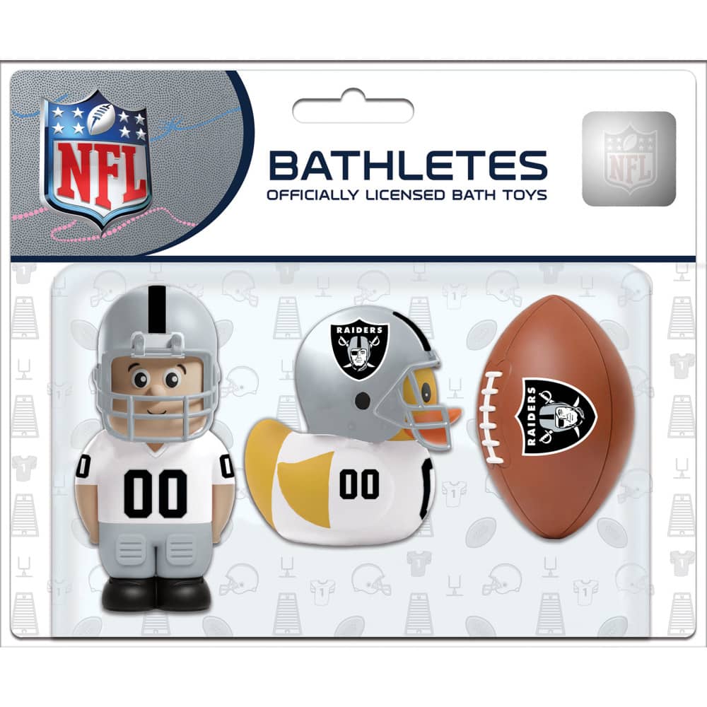 Bathletes - Las Vegas Raiders NFL Bath Toys