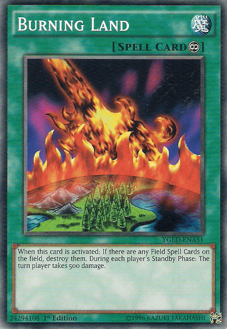 Burning Land [YGLD-ENA31] Common (ONLINE ORDER ONLY)