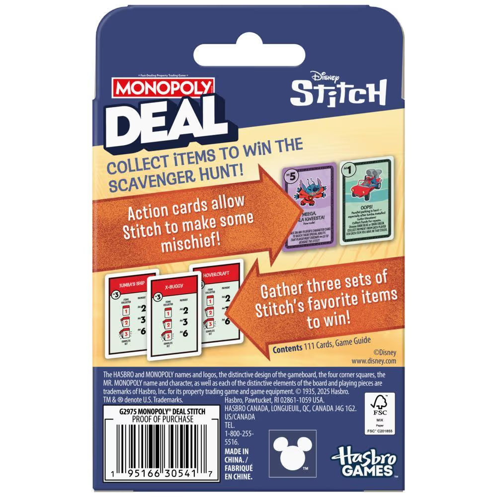Monopoly Deal: Stitch
