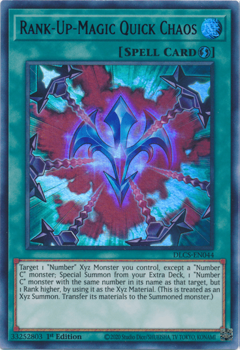 Rank-Up-Magic Quick Chaos (Blue) [DLCS-EN044] Ultra Rare (ONLINE ORDER ONLY)