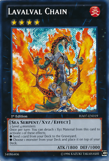 Lavalval Chain [HA07-EN019] Secret Rare (ONLINE ORDER ONLY)