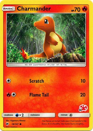 Charmander (18/147) (Charizard Stamp #56) [Battle Academy 2020] (Online Only)