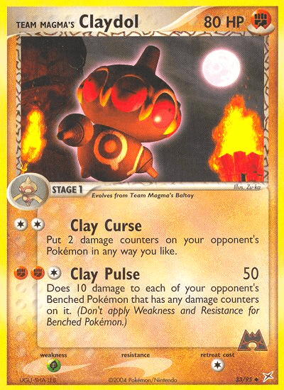 Team Magma's Claydol (33/95) [EX: Team Magma vs Team Aqua] (Online Only)