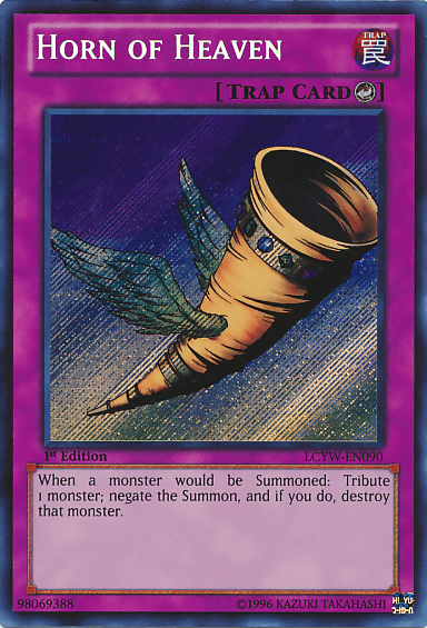 Horn of Heaven [LCYW-EN090] Secret Rare (ONLINE ORDER ONLY)