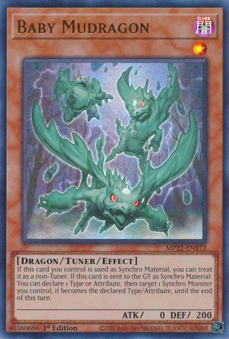 Baby Mudragon [MP22-EN172] Ultra Rare (ONLINE ORDER ONLY)