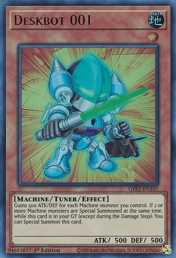 Deskbot 001 [GFP2-EN107] Ultra Rare (ONLINE ORDER ONLY)