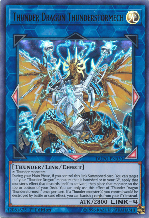 Thunder Dragon Thunderstormech [DUPO-EN030] Ultra Rare (ONLINE ORDER ONLY)