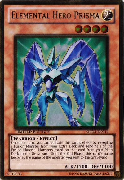Elemental Hero Prisma [GLD3-EN014] Gold Rare (ONLINE ORDER ONLY)