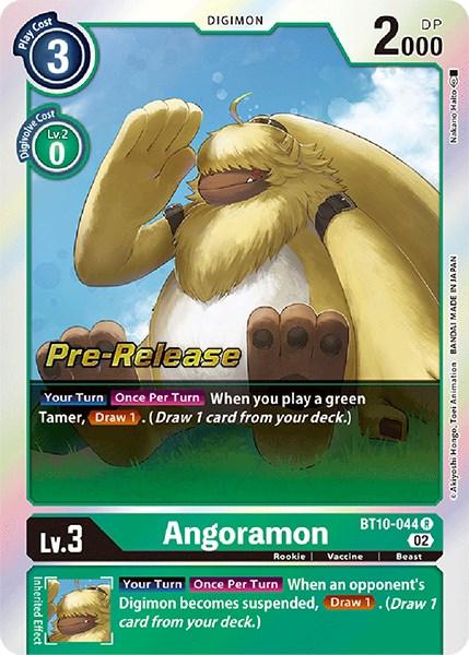 Angoramon [BT10-044] [Xros Encounter Pre-Release Cards] (ONLINE ORDER ONLY)