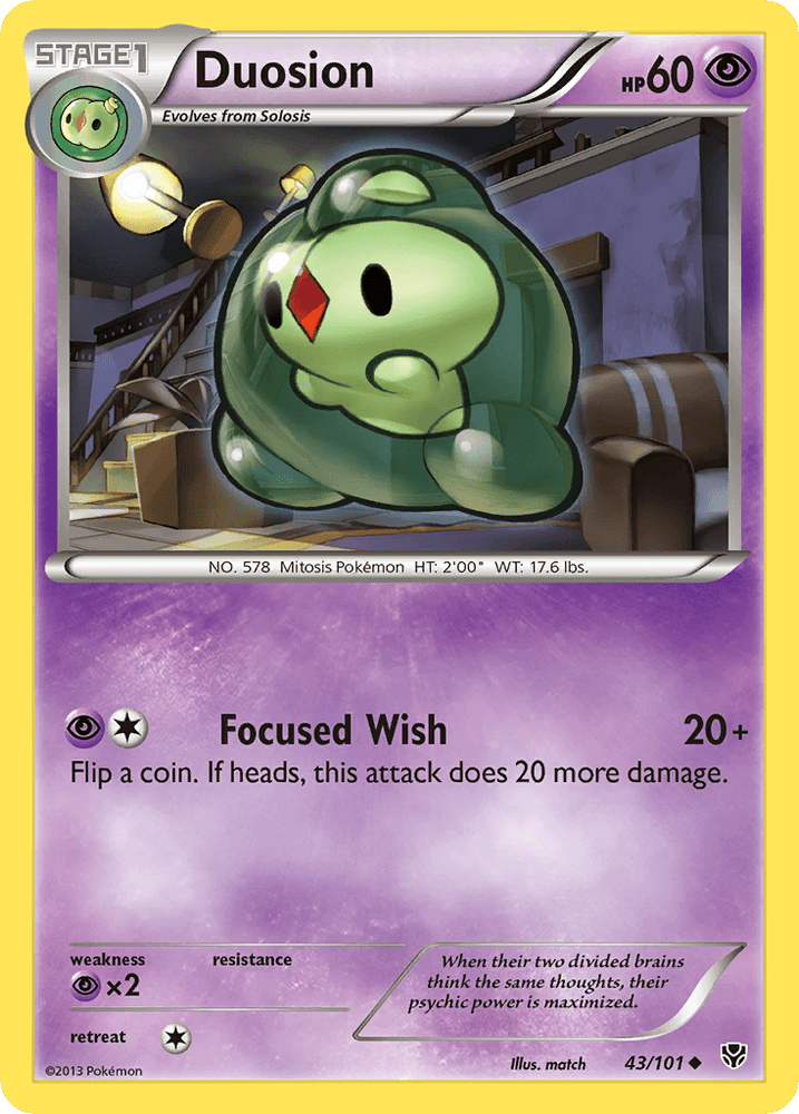 Duosion (43/101) [Black & White: Plasma Blast] (Online Only)