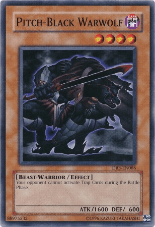 Pitch-Black Warwolf [DR3-EN086] Common (ONLINE ORDER ONLY)