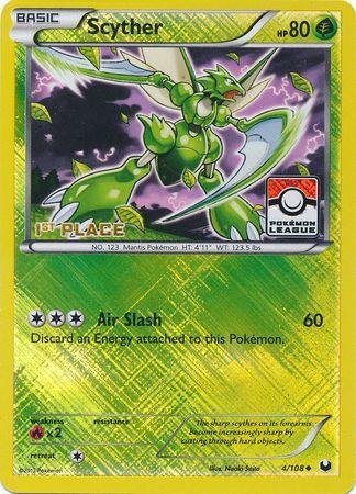 Scyther (4/108) (League Promo 1st Place) [Black & White: Dark Explorers] (Online Only)