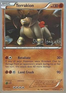 Terrakion (73/101) (Terraki-Mewtwo - Shuto Itagaki) [World Championships 2012] (Online Only)