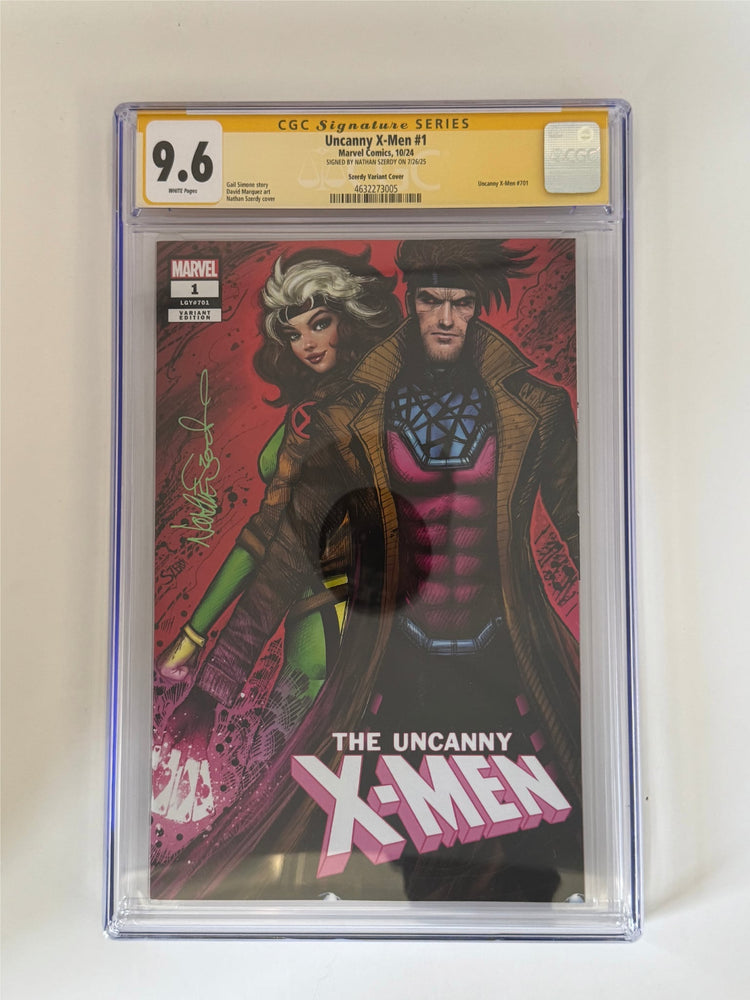 [Signed by Nathan Szerdy] Uncanny X-men #1 CGC 9.6 Yellow Label Szerdy Exclusive Var (ONLINE ORDER ONLY)