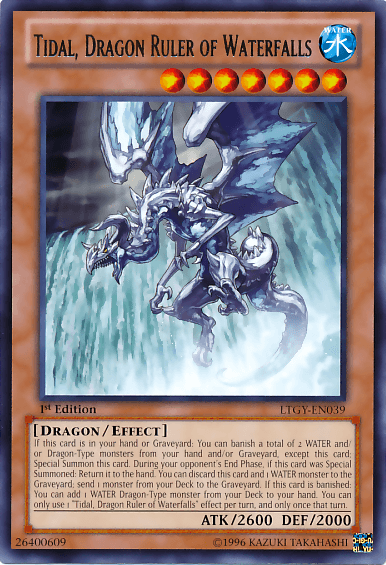 Tidal, Dragon Ruler of Waterfalls [LTGY-EN039] Rare (ONLINE ORDER ONLY)
