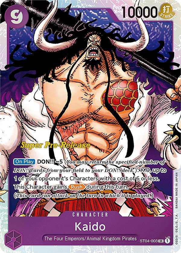 Kaido (003) [Super Pre-Release Starter Deck: Animal Kingdom Pirates] (ONLINE ORDER ONLY)