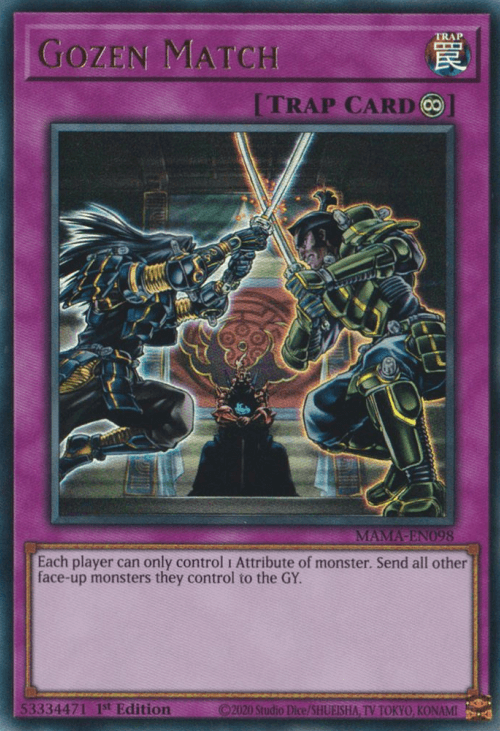 Gozen Match [MAMA-EN098] Ultra Rare (ONLINE ORDER ONLY)