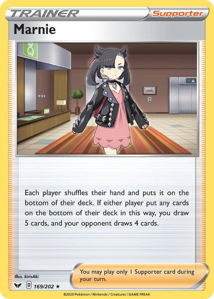 Marnie (169/202) (Theme Deck Exclusive) [Sword & Shield: Base Set] (Online Only)