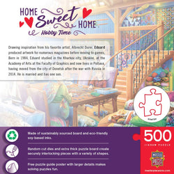 Home Sweet Home - Hobby Time 500 Piece Jigsaw Puzzle