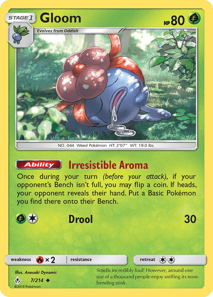 Gloom (7/214) [Sun & Moon: Unbroken Bonds] (Online Only)