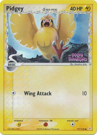 Pidgey (77/110) (Delta Species) (Stamped) [EX: Holon Phantoms] (Online Only)