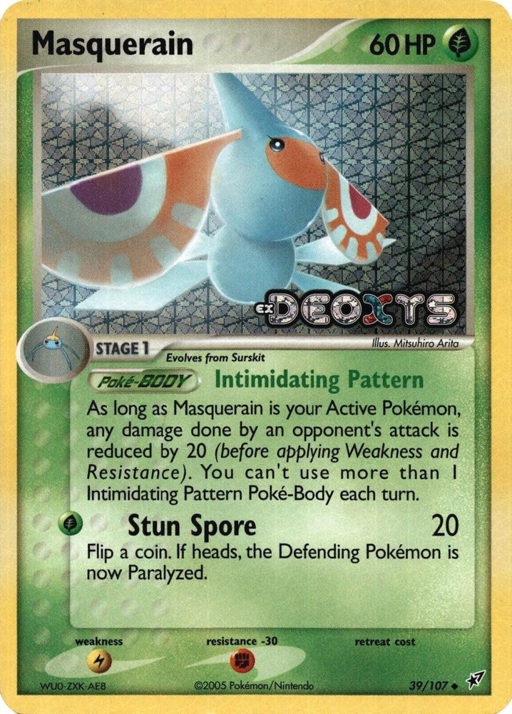 Masquerain (39/107) (Stamped) [EX: Deoxys] (Online Only)