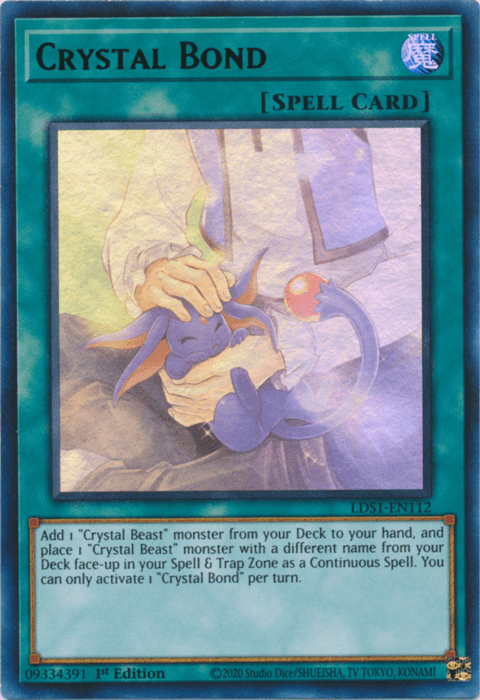 Crystal Bond (Purple) [LDS1-EN112] Ultra Rare (ONLINE ORDER ONLY)