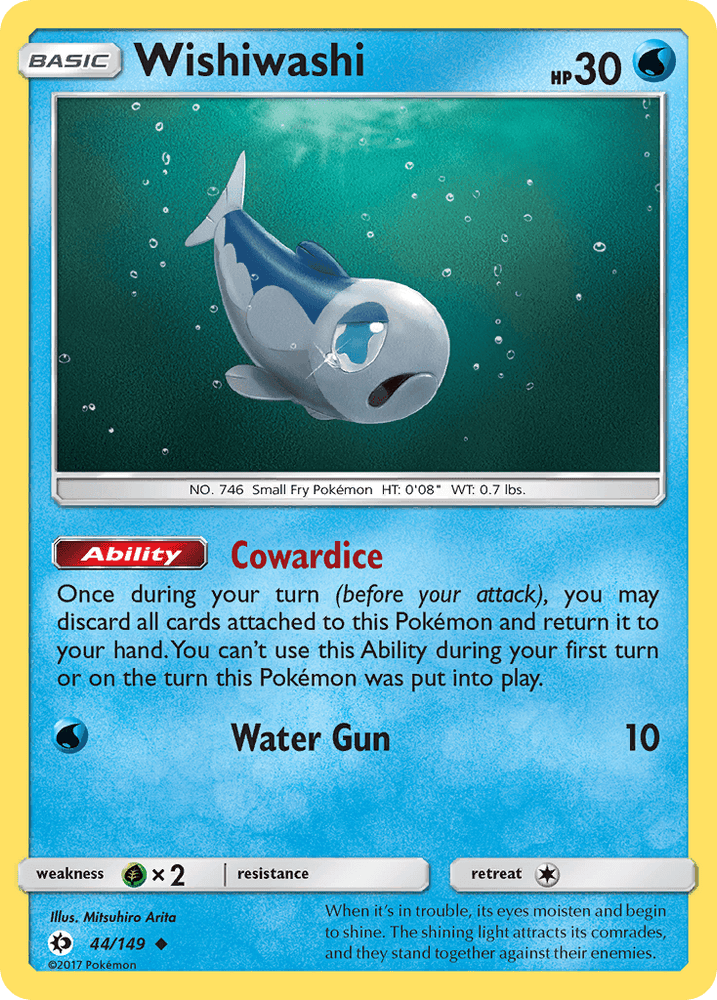 Wishiwashi (44/149) [Sun & Moon: Base Set] (Online Only)