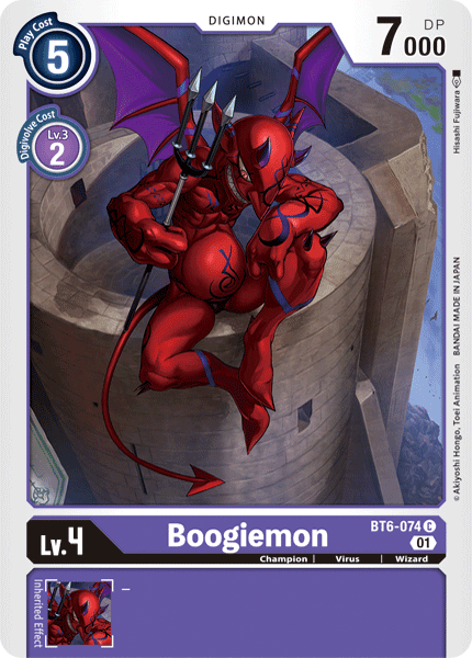 Boogiemon [BT6-074] [Double Diamond] (ONLINE ORDER ONLY)