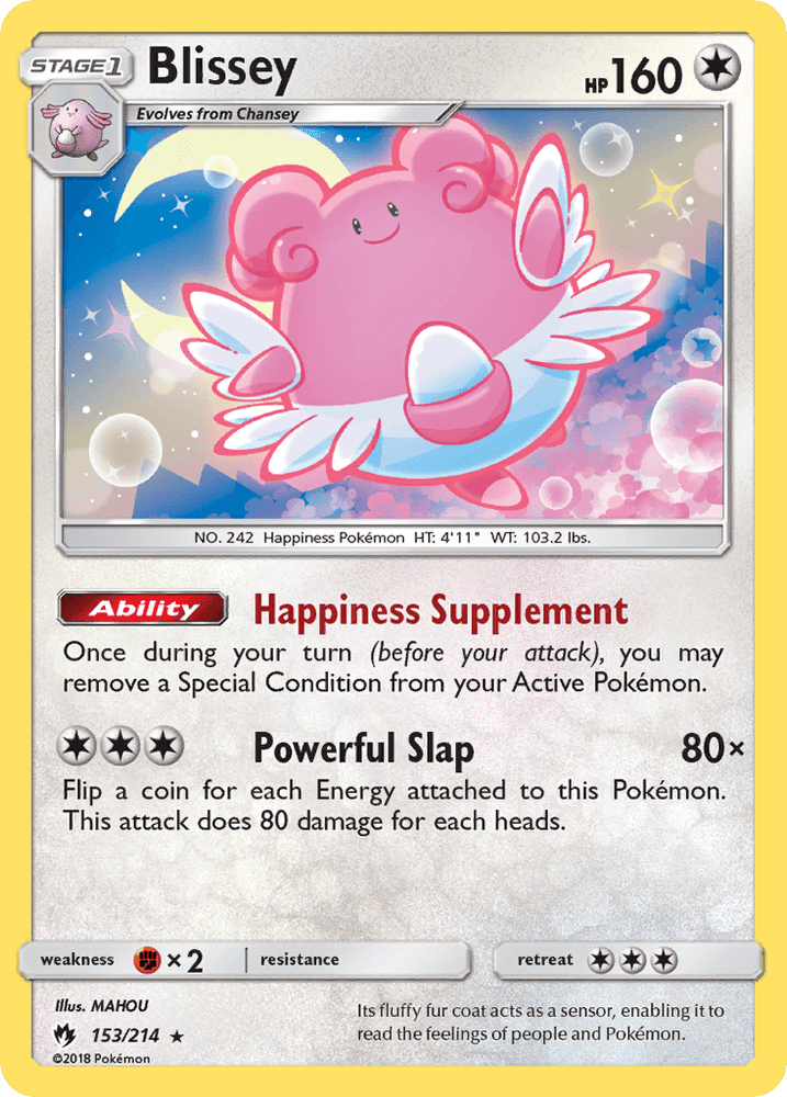 Blissey (153/214) [Sun & Moon: Lost Thunder] (Online Only)