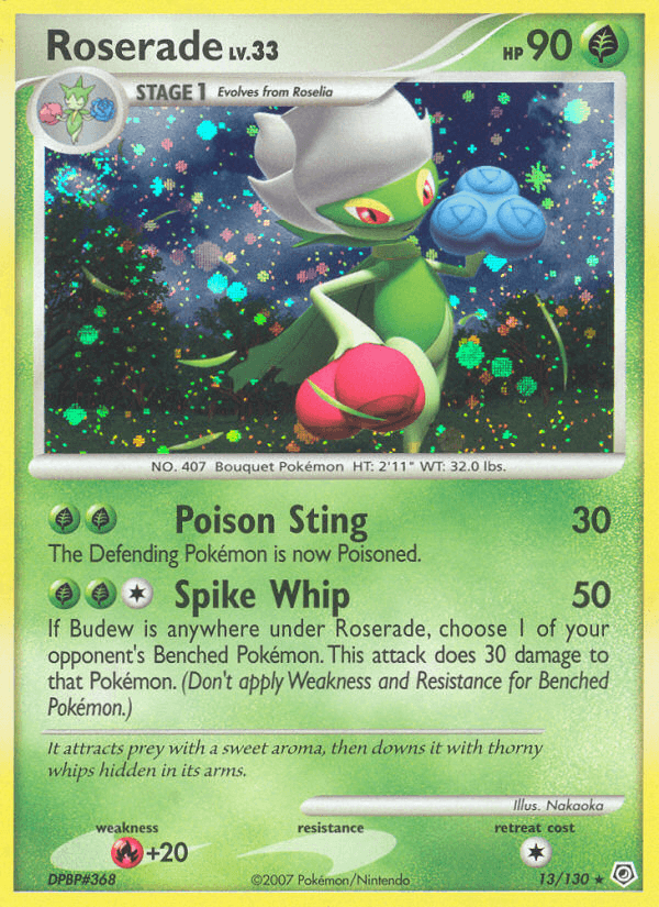 Roserade (13/130) [Diamond & Pearl: Base Set] (Online Only)