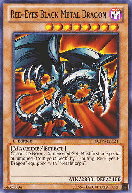 Red-Eyes Black Metal Dragon [LCJW-EN031] Common (ONLINE ORDER ONLY)