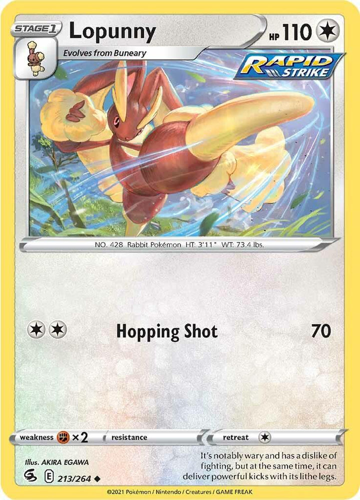 Lopunny (213/264) [Sword & Shield: Fusion Strike] (Online Only)