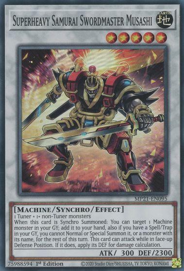 Superheavy Samurai Swordmaster Musashi [MP21-EN095] Super Rare (ONLINE ORDER ONLY)