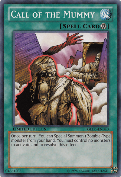 Call of the Mummy [GLD5-EN040] Common (ONLINE ORDER ONLY)