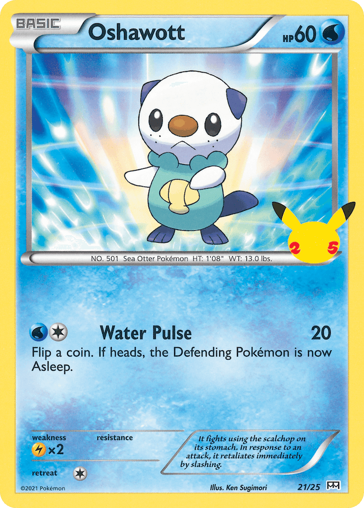 Oshawott (21/25) [McDonald's 25th Anniversary] (Online Only)
