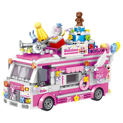 Cake Car Building Block toys Minifigures Food Trucks Fun for All over 500 Pieces (ONLINE ORDER ONLY)