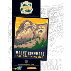 National Memorial - Mount Rushmore Paint by Number