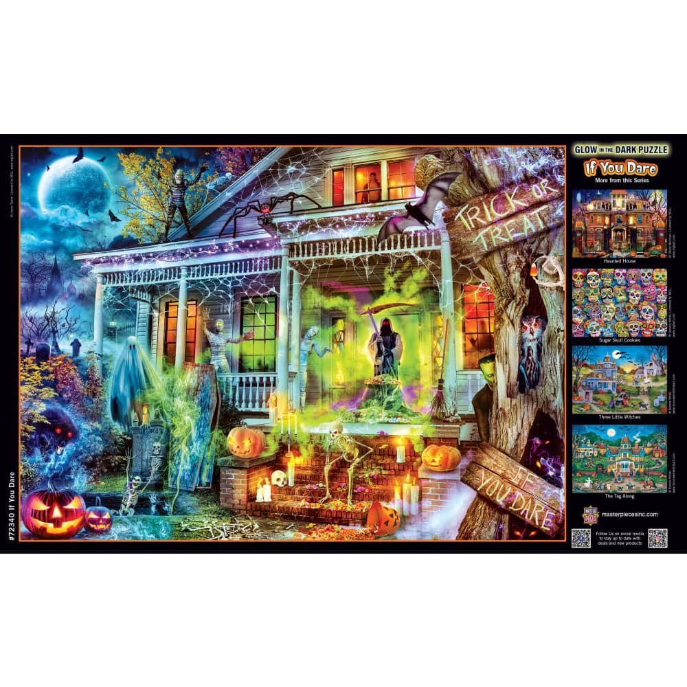 Glow in the Dark - If You Dare 1000 Piece Jigsaw Puzzle