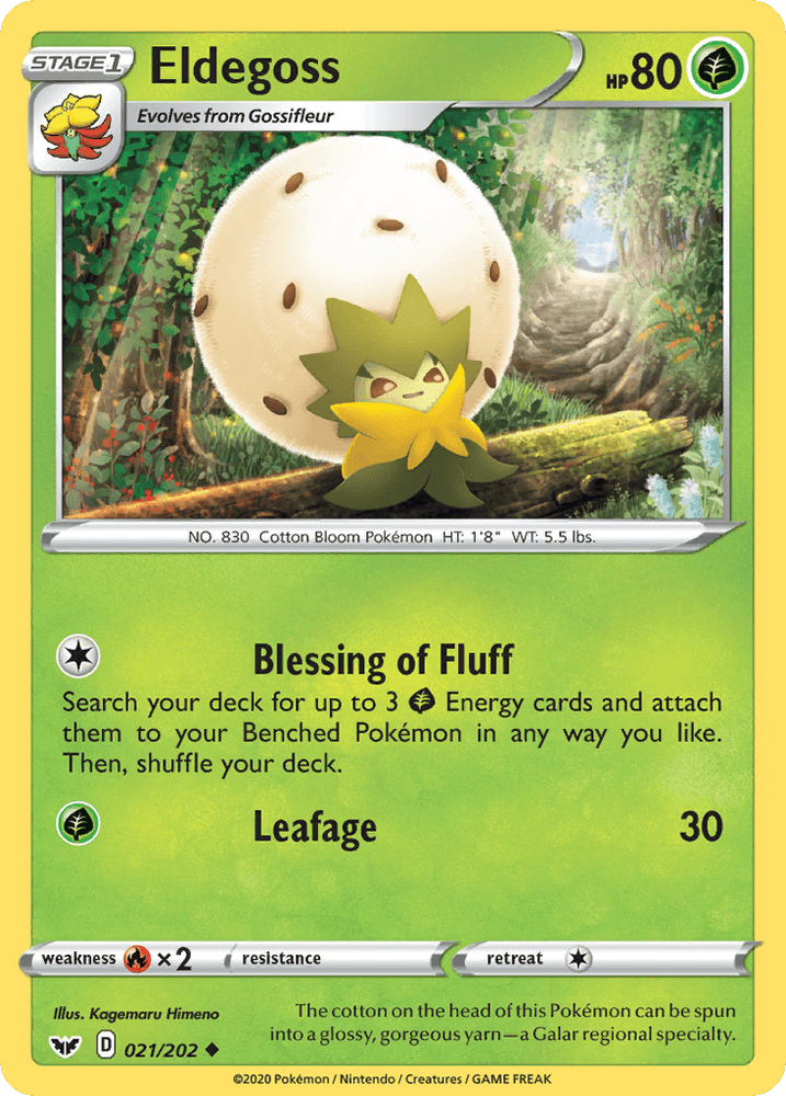 Eldegoss (021/202) [Sword & Shield: Base Set] (Online Only)