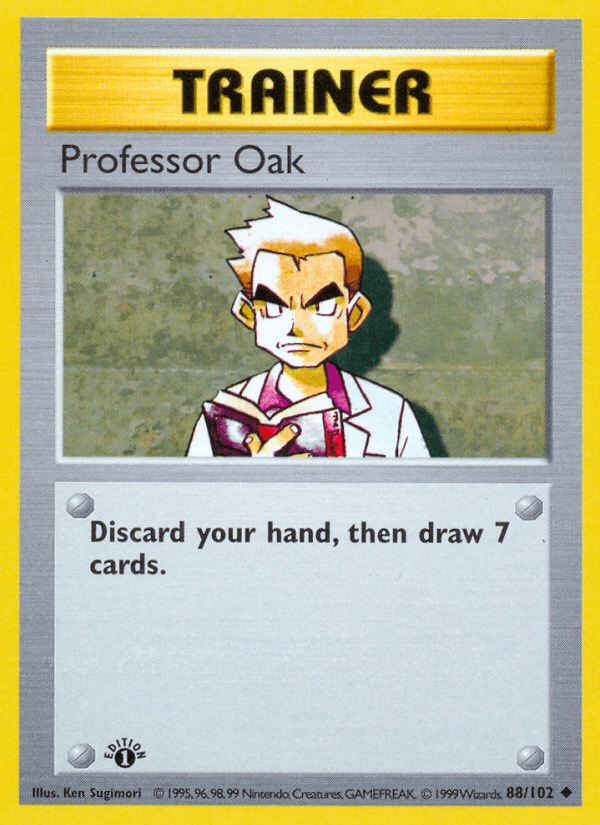 Professor Oak (88/102) (Shadowless) [Base Set 1st Edition] (Online Only)