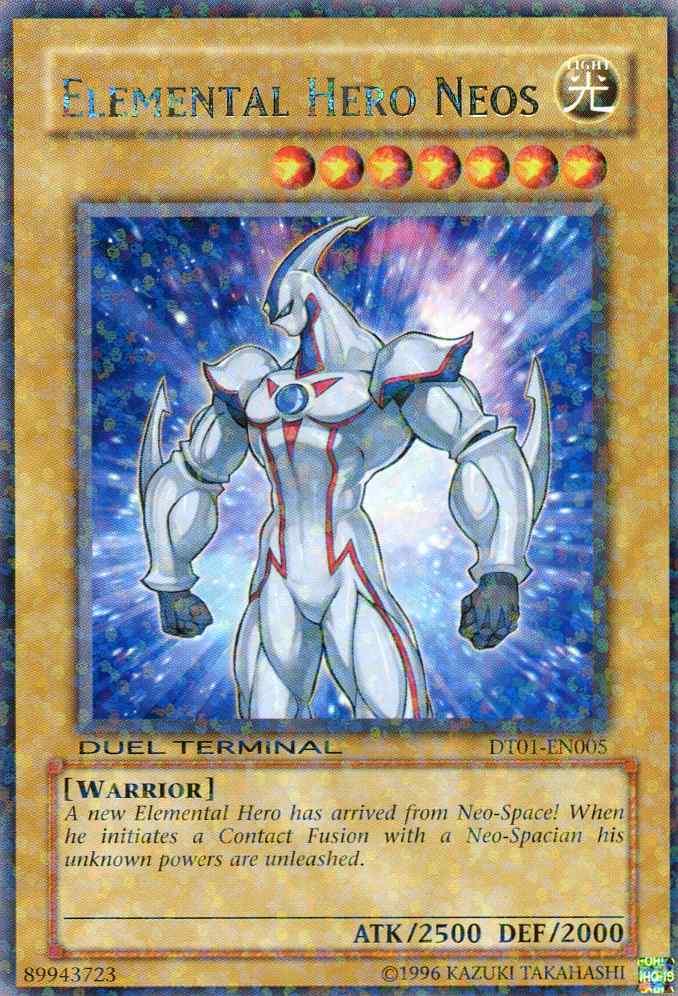 Elemental Hero Neos [DT01-EN005] Rare (ONLINE ORDER ONLY)