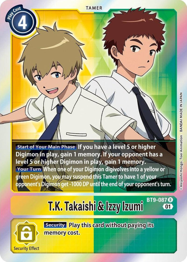 T.K. Takaishi & Izzy Izumi [BT9-087] [X Record] (ONLINE ORDER ONLY)
