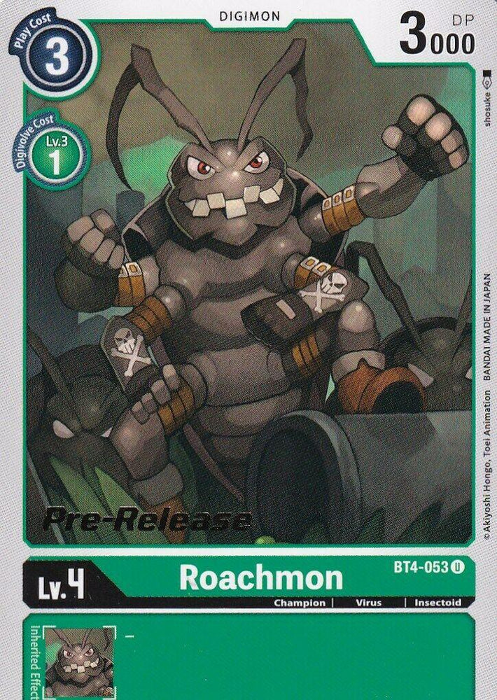 Roachmon [BT4-053] [Great Legend Pre-Release Promos] (ONLINE ORDER ONLY)